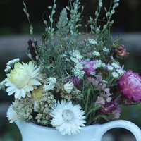 12" Medium Dried Flower Bouquet