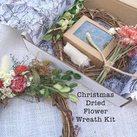 DIY Christmas Wreath Kit for Wall Decor or Candle Ring