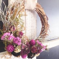 Dried Flower Wreath Making Kit--DIY Craft for Adults