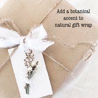 Garden Botanical DIY Gift Tag Kit - Floral Handmade Paper, Farm Grown Dried Flowers