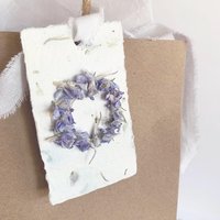 Garden Botanical DIY Gift Tag Kit - Floral Handmade Paper, Farm Grown Dried Flowers