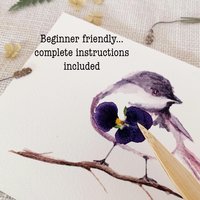 Sparrow Pressed Flower Art Kit – DIY Botanical Craft
