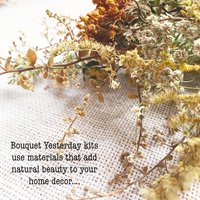DIY Native Wildflower Wreath Kit | Asymmetrical Grapevine Wreath | Dried Flower Craft Kit | Natural Home Decor