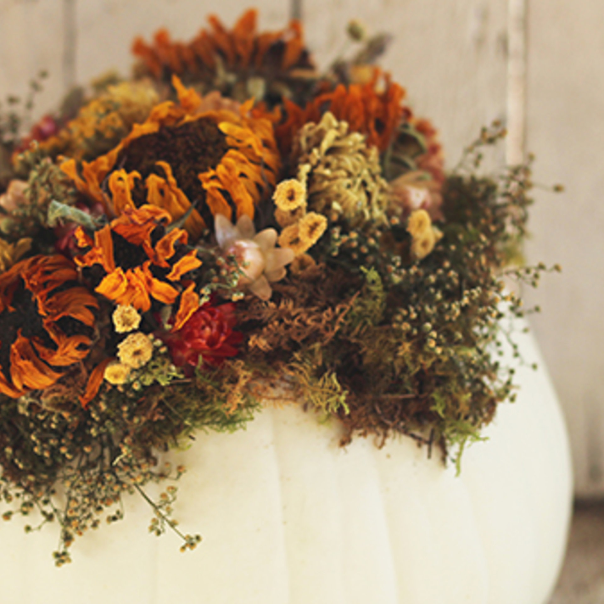 Dried Flower Pumpkin Workshop