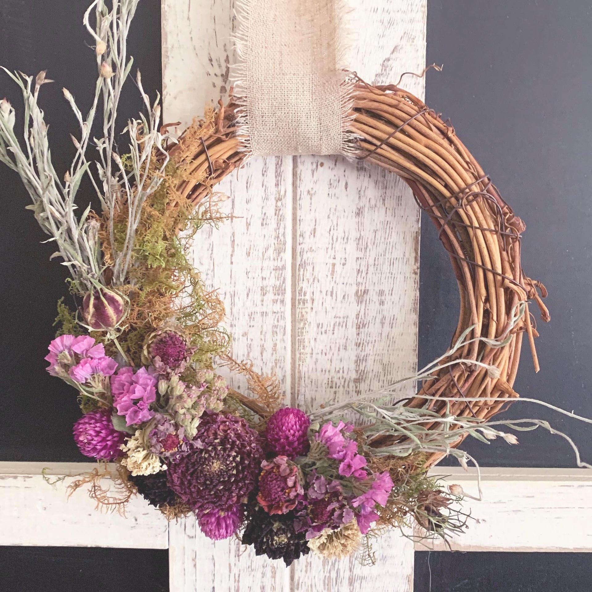 Dried Flower Wreath Making Kit--DIY Craft for Adults