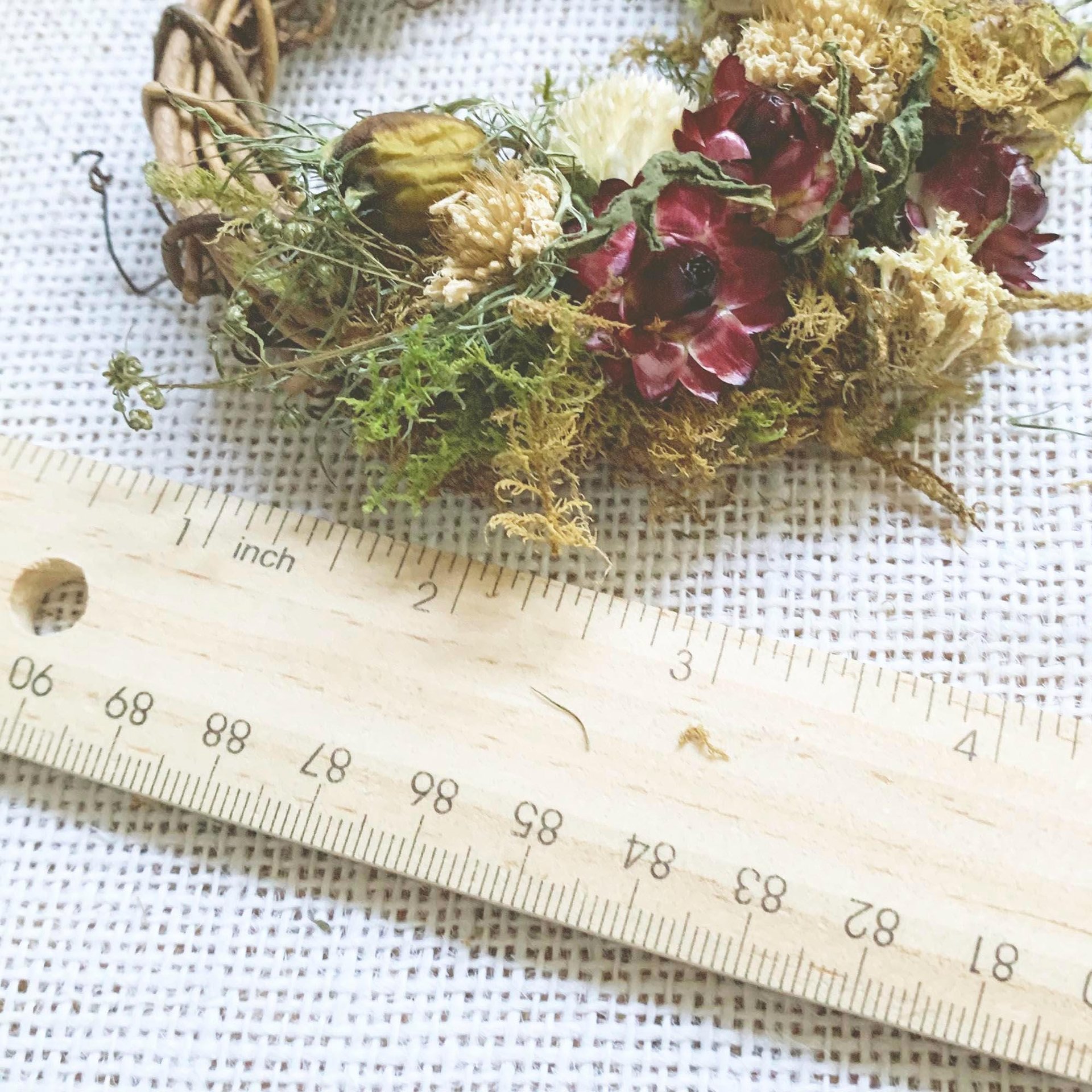 Winter Berry Dried Flower Ornament Kit | Set of 4 | Natural Christmas Craft | Farm Grown Flowers