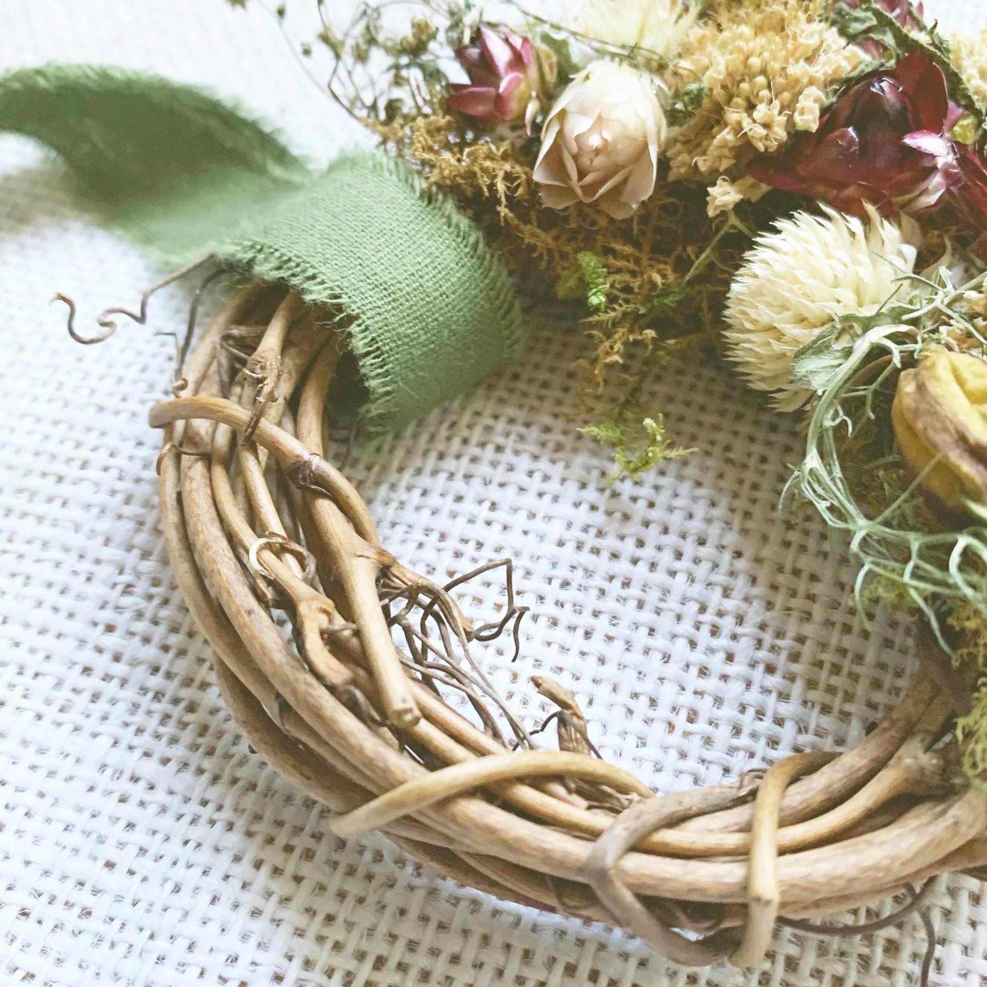 Winter Berry Dried Flower Ornament Kit | Set of 4 | Natural Christmas Craft | Farm Grown Flowers