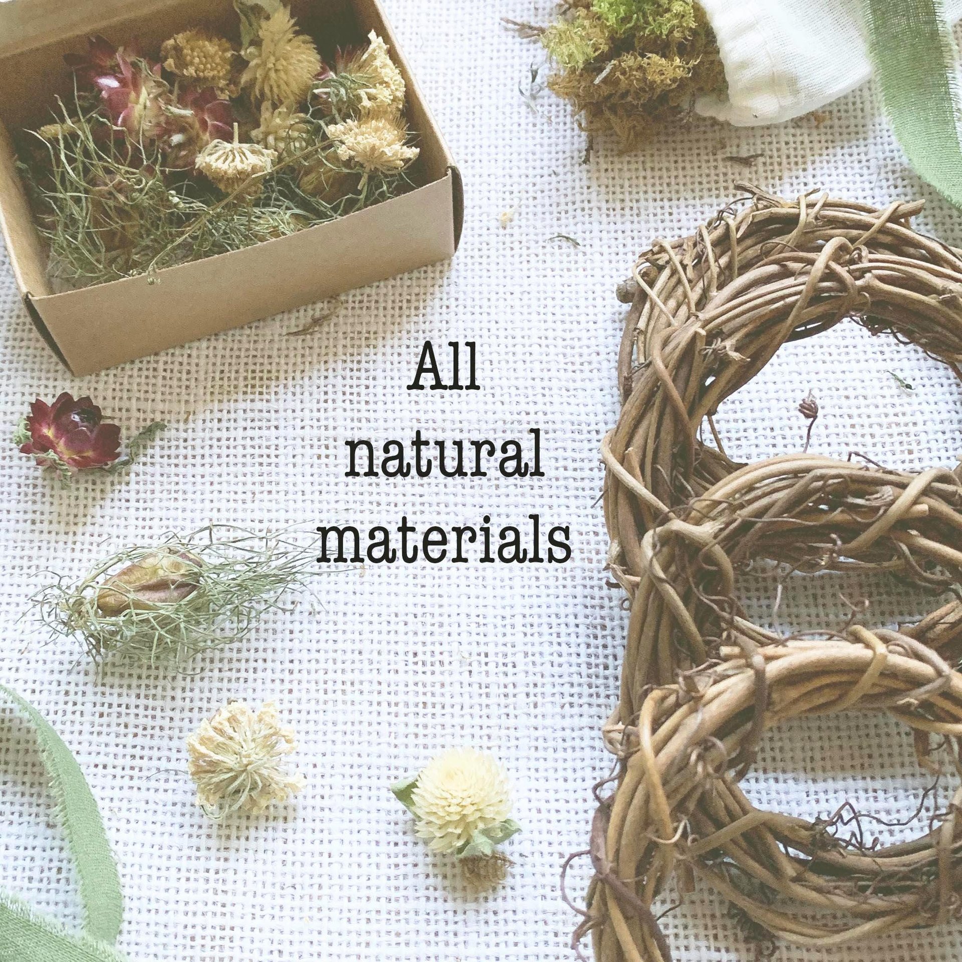 Winter Berry Dried Flower Ornament Kit | Set of 4 | Natural Christmas Craft | Farm Grown Flowers
