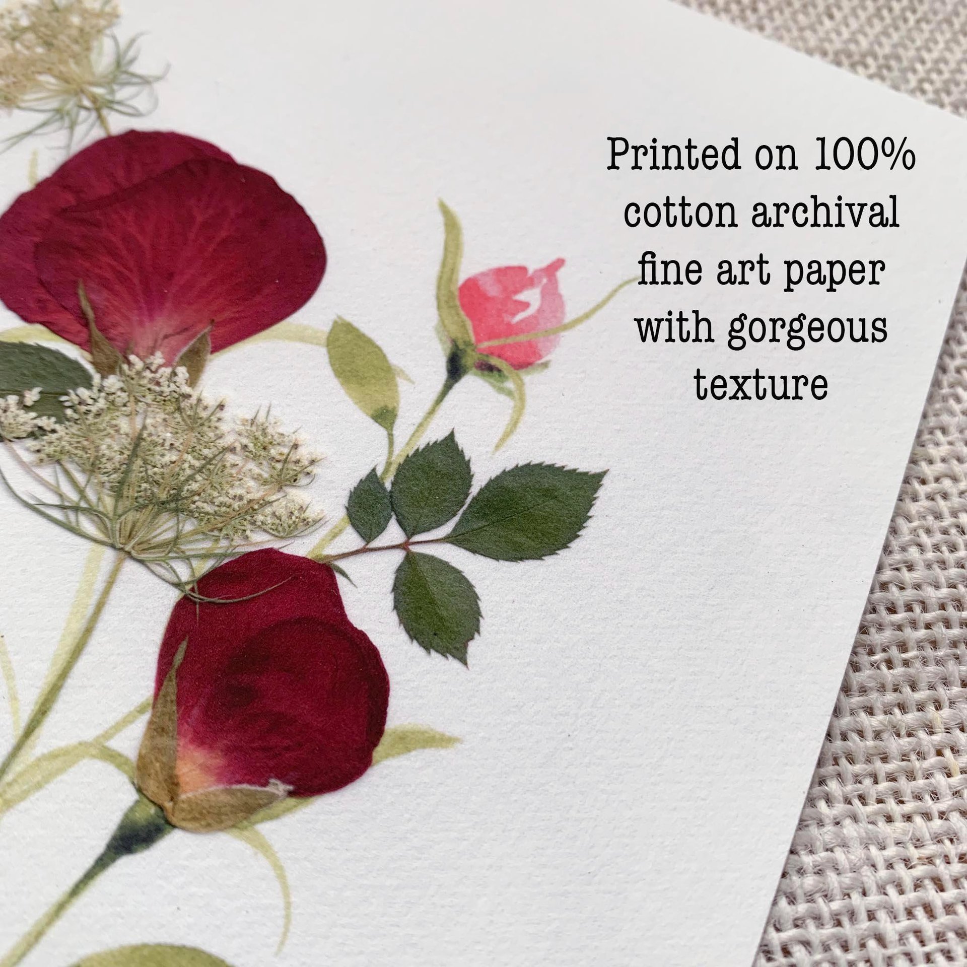 Jane Austen Quote Print, Pride and Prejudice Wall Art, Book Lover Gift, Literary Art Print, Pressed Rose Botanical Decor