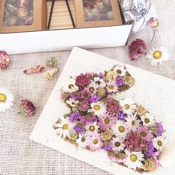 Easter Craft Kit--DIY Dried Flower Bunny Decor--Gift for Crafters