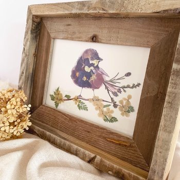 Sparrow Pressed Flower Art Kit – DIY Botanical Craft